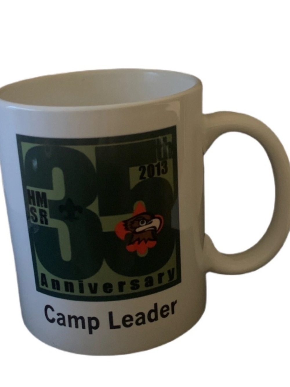 Vintage Boy Scouts Scout Hawk Mountain Camp Leader 35th Anniversary 2013 Mug - Picture 2 of 8